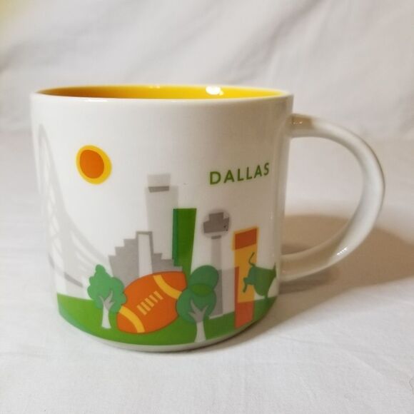 Starbucks Dallas You Are Here Collection Mug - Picture 1 of 6